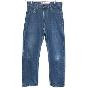 Levi’s Denizen 236 regular fit blue denim jeans straight leg 5 pocket women’s 30